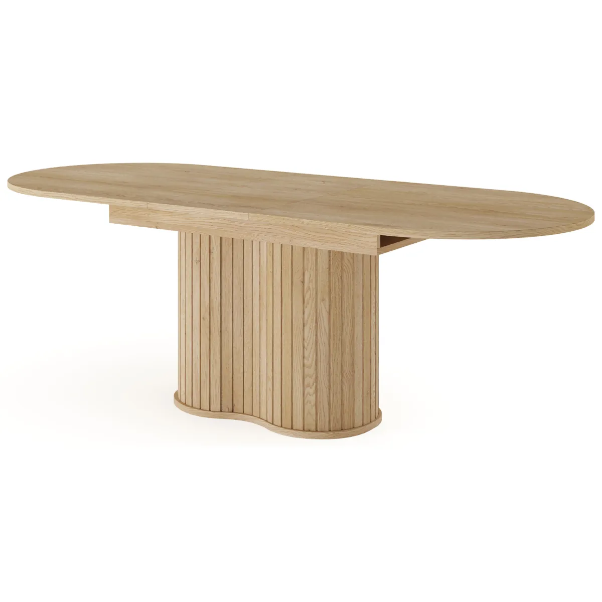 Tavoli Allungabili > Dmora Tavolo Allungabile 8 Posti Allungabile 180x90x76h cm, Meccanismo Estensione Allunga Centrale - Kasota Marrone Rovere