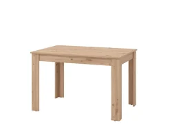 Tavoli Allungabili > Dmora Tavolo Allungabile 8 Posti Allungabile 160.5x90.5x76.5h cm, - Lanusei Marrone Rovere Nodi
