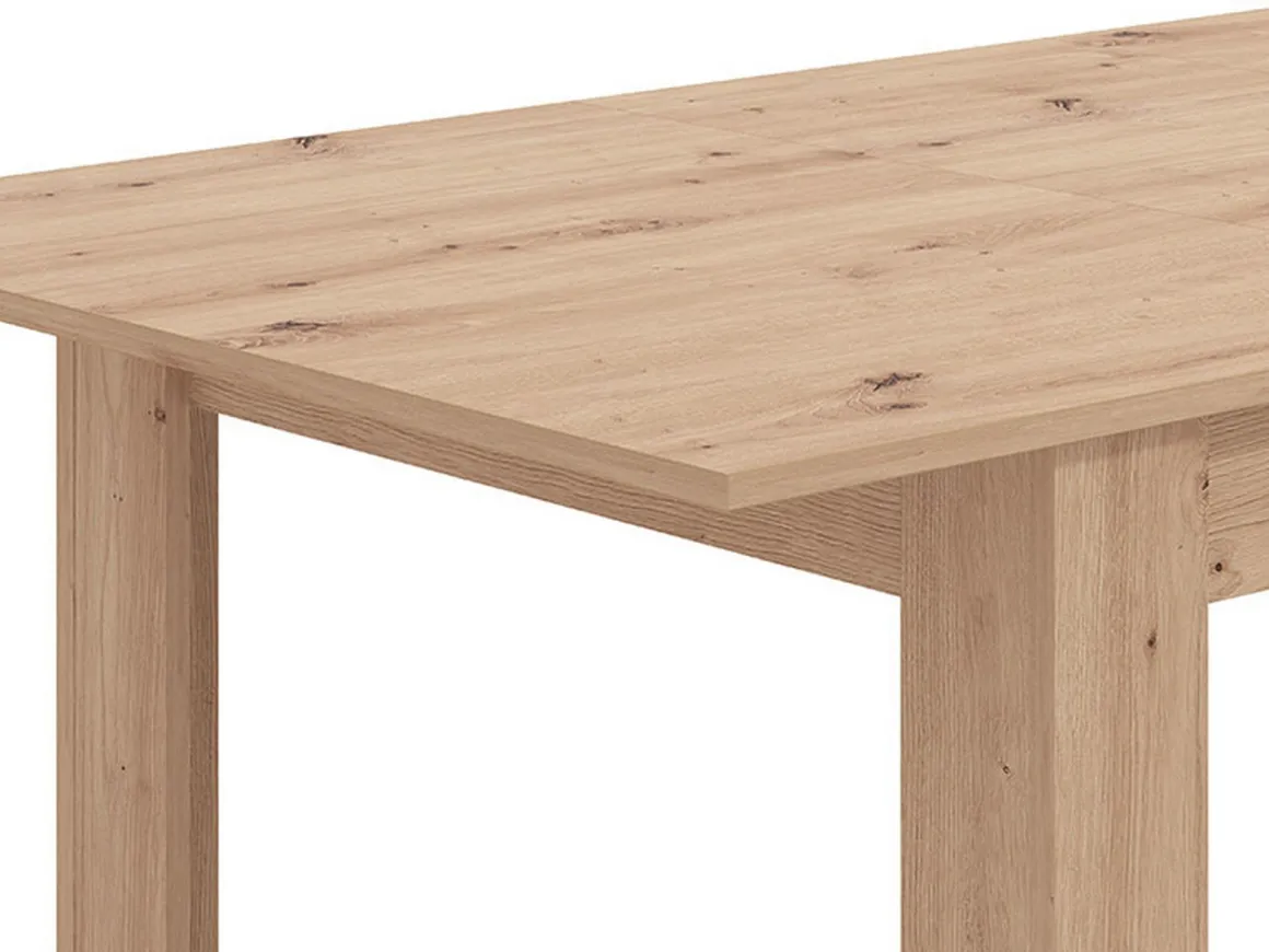 Tavoli Allungabili > Dmora Tavolo Allungabile 8 Posti Allungabile 160.5x90.5x76.5h cm, - Lanusei Marrone Rovere Nodi
