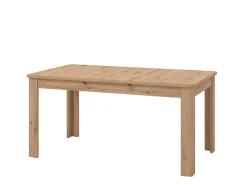 Tavoli Allungabili > Dmora Tavolo Allungabile 8 Posti Allungabile 190x90x77h cm, Meccanismo Estensione Allunga Centrale - Dencio Marrone Rovere Nodi