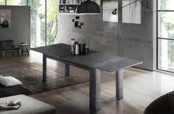 Tavolo allungabile 6-8 posti 120/170x90cm ardesia - Avatar