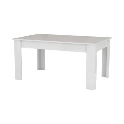 Tavolo allungabile 6-8 posti 120/170x90cm bianco lucido - Avatar