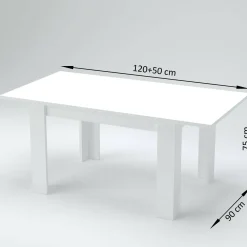 Cucina|Salotto > Dmora Tavolo allungabile 6-8 posti 120/170x90cm cemento - Avatar Grigio Cemento