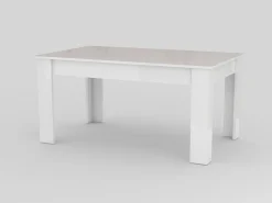 Cucina|Salotto > Dmora Tavolo allungabile 6-8 posti 120/170x90cm cemento - Avatar Grigio Cemento