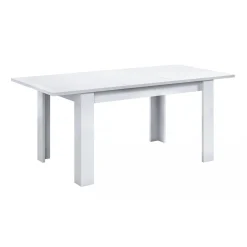 Tavolo allungabile 6-8 posti 140/190x90cm bianco - Abudula