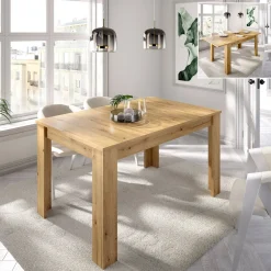 Tavolo allungabile 6-8 posti 140/190x90cm legno - Dencio