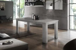 Tavoli Allungabili|Cucina > Dmora Tavolo allungabile 8-10 posti 140/190x90cm - Arizon Grigio