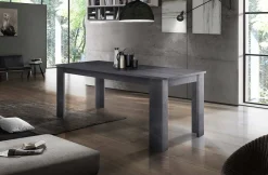 Tavolo allungabile 8-12 posti 160/210x90cm ardesia - Agenore