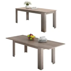 Tavoli Allungabili > Dmora Tavolo allungabile 8-12 posti 180x95cm - Arvier Bianco