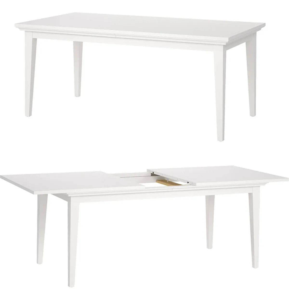 Tavoli Allungabili > Dmora Tavolo allungabile 8-12 posti 180x95cm - Arvier Bianco