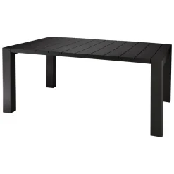 Tavolo da esterno allungabile 6-8 posti 90/160x98cm antracite - Langsa