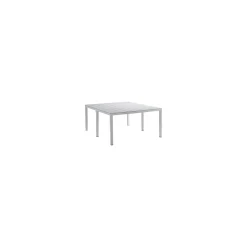 Tavoli Da Esterno > Dmora Tavolo da esterno allungabile 8-12 posti 146/292x86cm - Campana Bianco