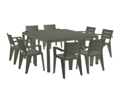 Tavolo da esterno Campana, 292x86 h74 cm, Verde