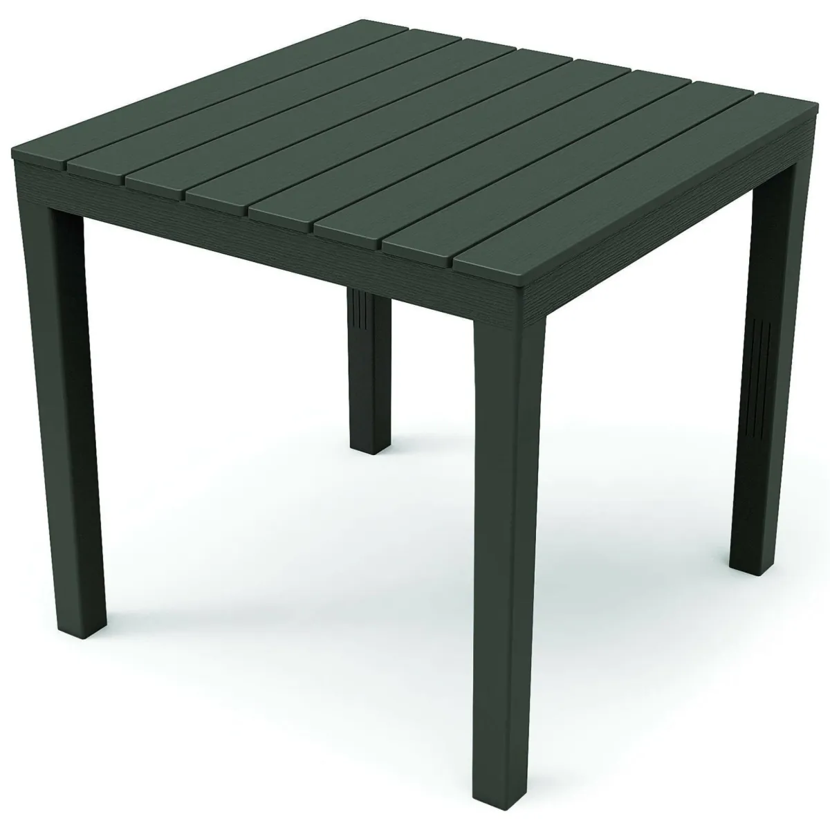 Tavoli Da Esterno|Outdoor > Dmora Tavolo da esterno 4 posti 78x78cm antracite - Vo Nero Antracite