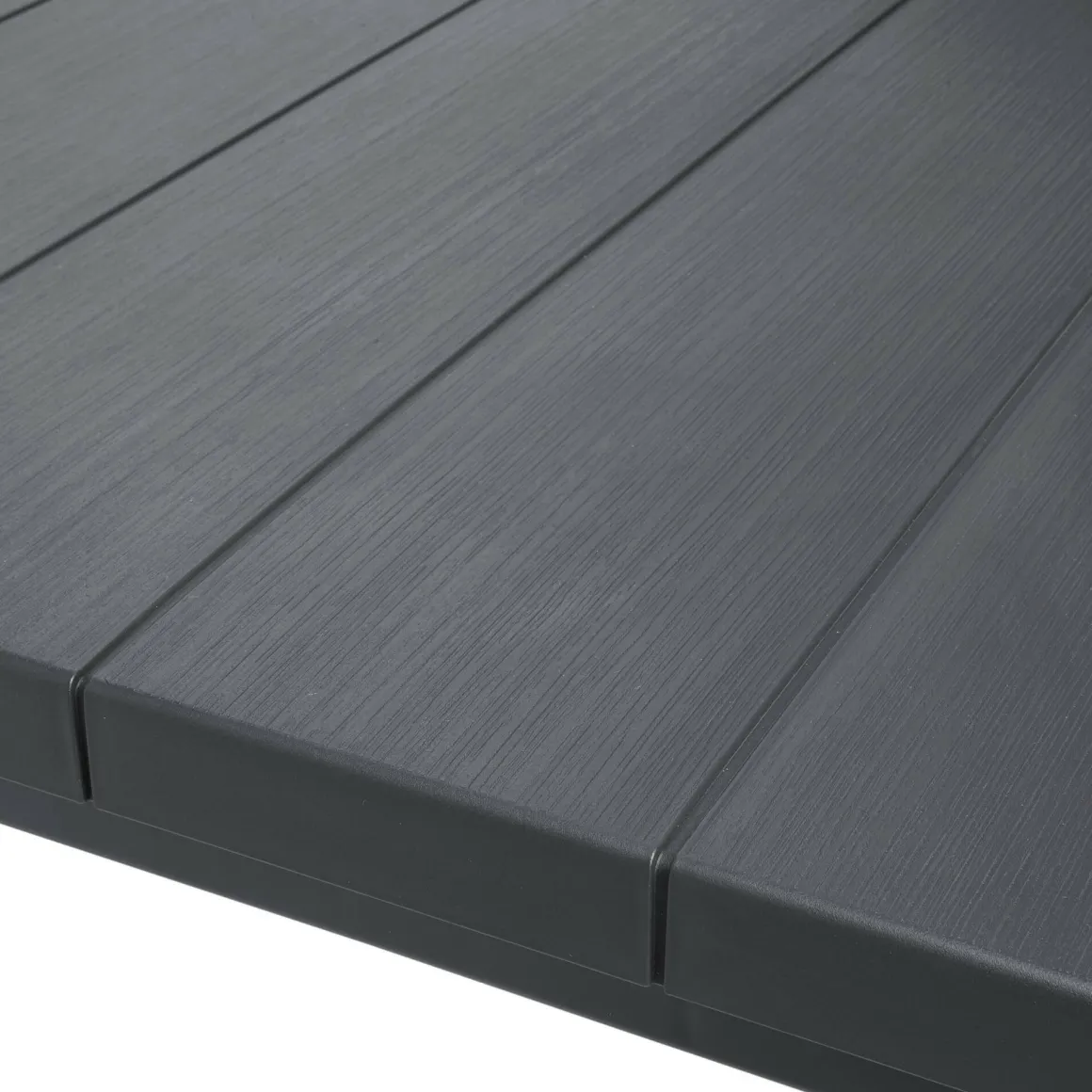 Tavolo da esterno 6 posti 147x90cm antracite - Listowel