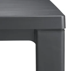 Tavolo da esterno 6 posti 147x90cm antracite - Listowel