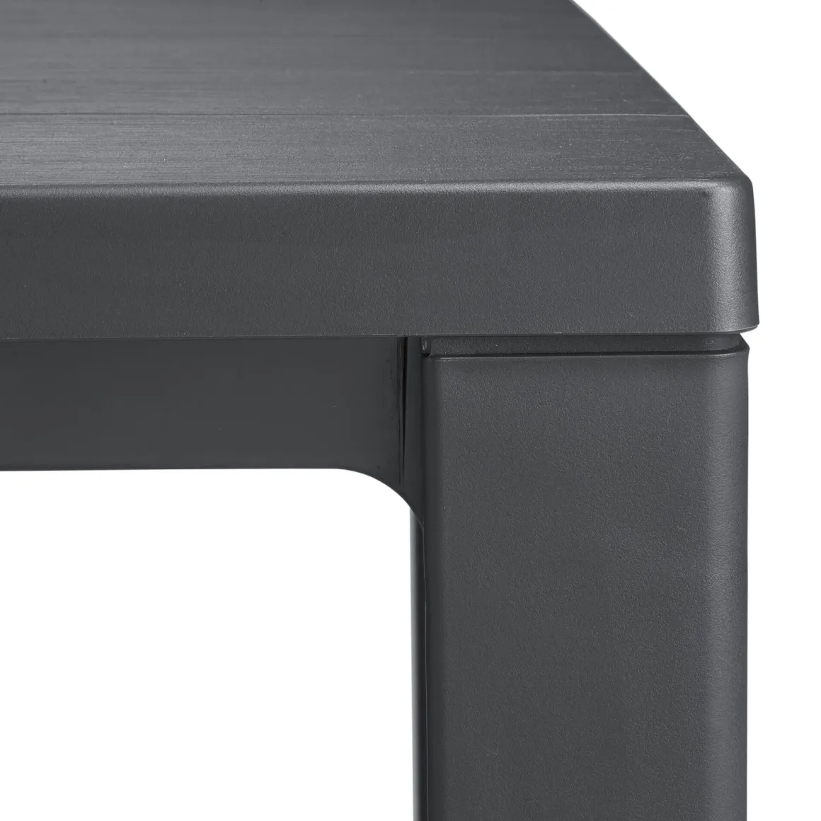 Tavolo da esterno 6 posti 147x90cm antracite - Listowel