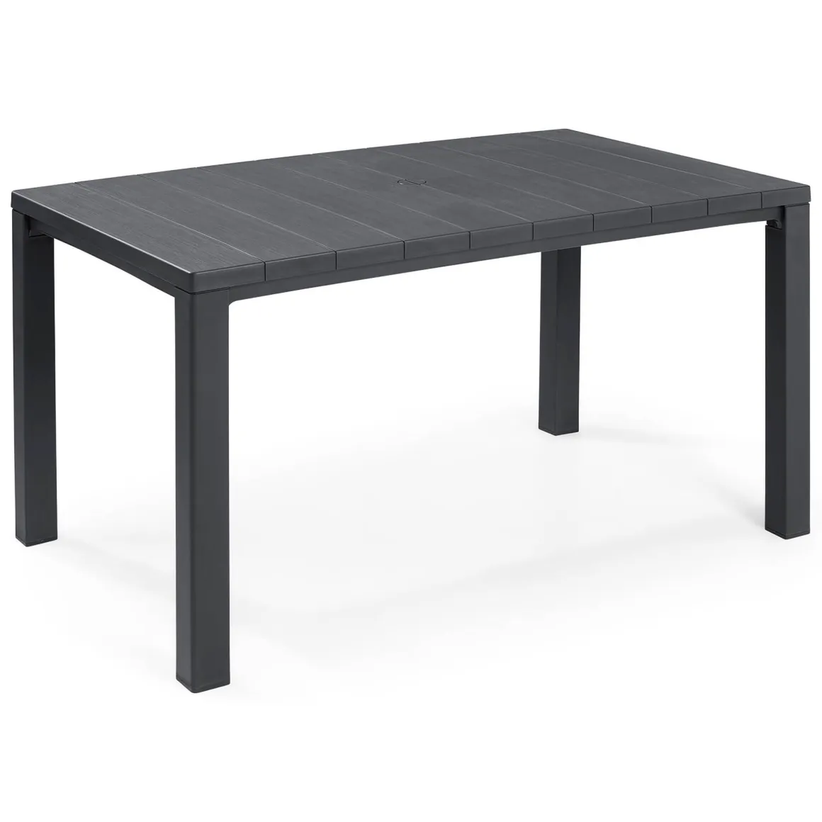 Tavolo da esterno 6 posti 147x90cm antracite - Listowel