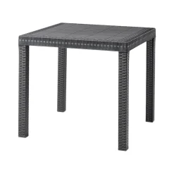 Tavolo da esterno 6 posti 80x80cm antracite - Acqua