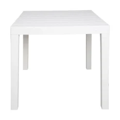 Tavolo da esterno 4 posti 78x78cm bianco - Vo
