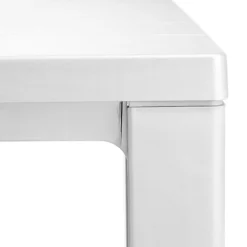 Tavoli Da Esterno > Dmora Tavolo da esterno 6 posti 147x90cm - Listowel Bianco