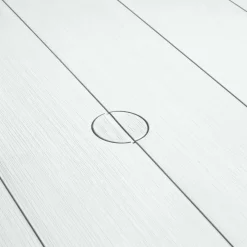 Tavoli Da Esterno > Dmora Tavolo da esterno 6 posti 147x90cm - Listowel Bianco