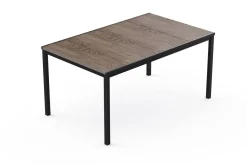Tavolo da esterno 6 posti 159x95cm rovere e antracite - Sarnia