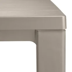 Tavolo da esterno 6 posti 147x90cm tortora - Listowel
