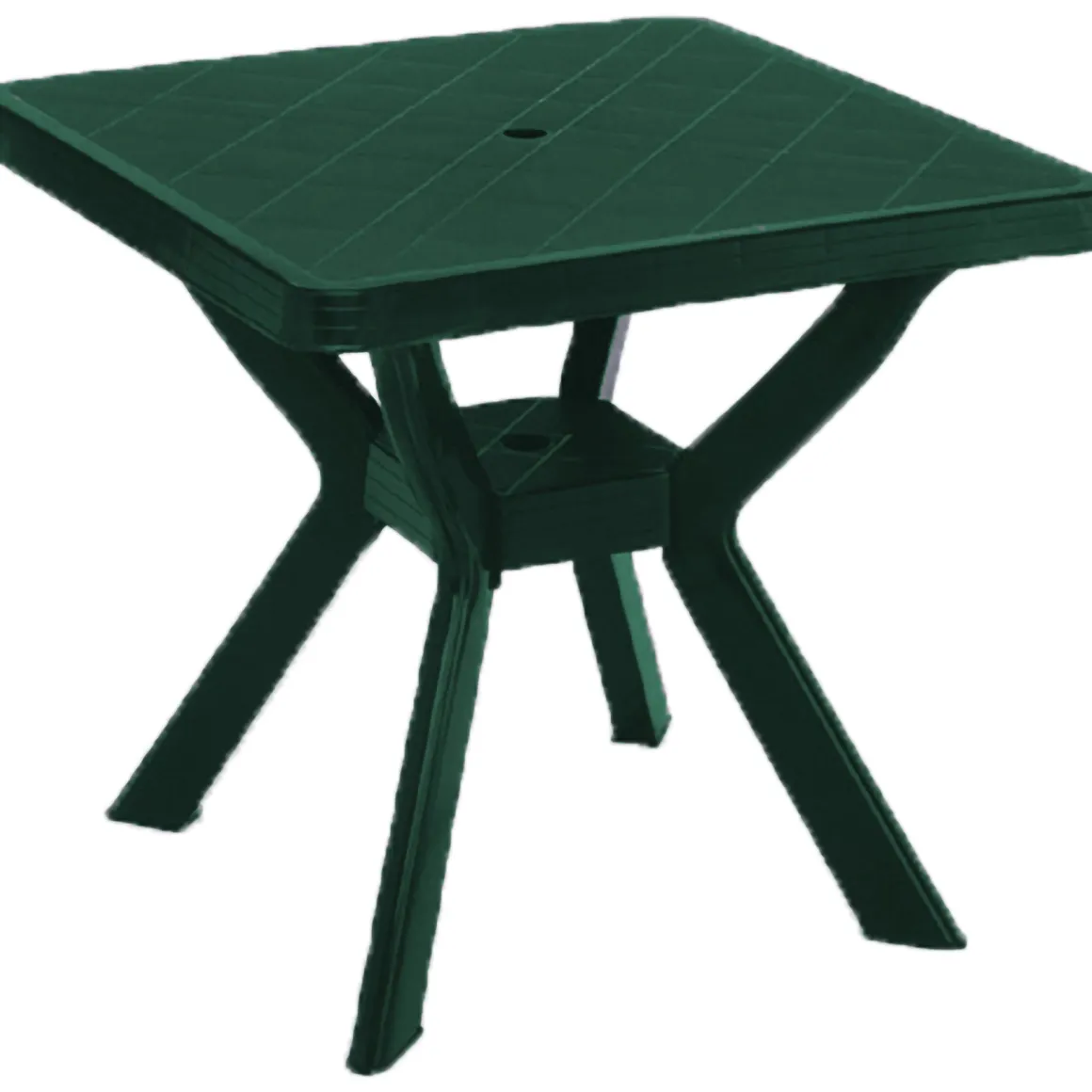 Tavoli Da Esterno > Dmora Tavolo da Esterno 4 Posti Tavolo Tavolo Fisso Rotondo 90x90x72h cm, Lunghezza Massima 90 cm Made in Italy - Brooksdale Verde