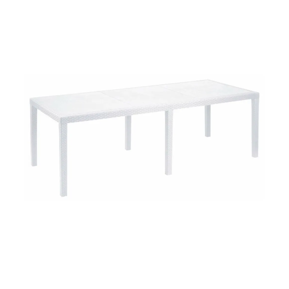 Tavoli Da Esterno|Outdoor > Dmora Tavolo da giardino allungabile 8-10 posti 150/220x90cm - Abbaviva Marrone