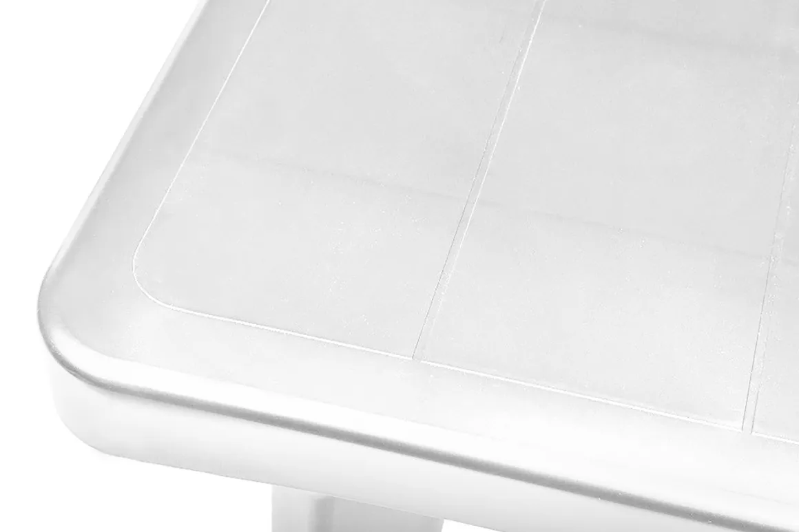 Tavoli Da Esterno > Dmora Tavolo da giardino allungabile 8-10 posti 160/230x98cm - Lahat Bianco
