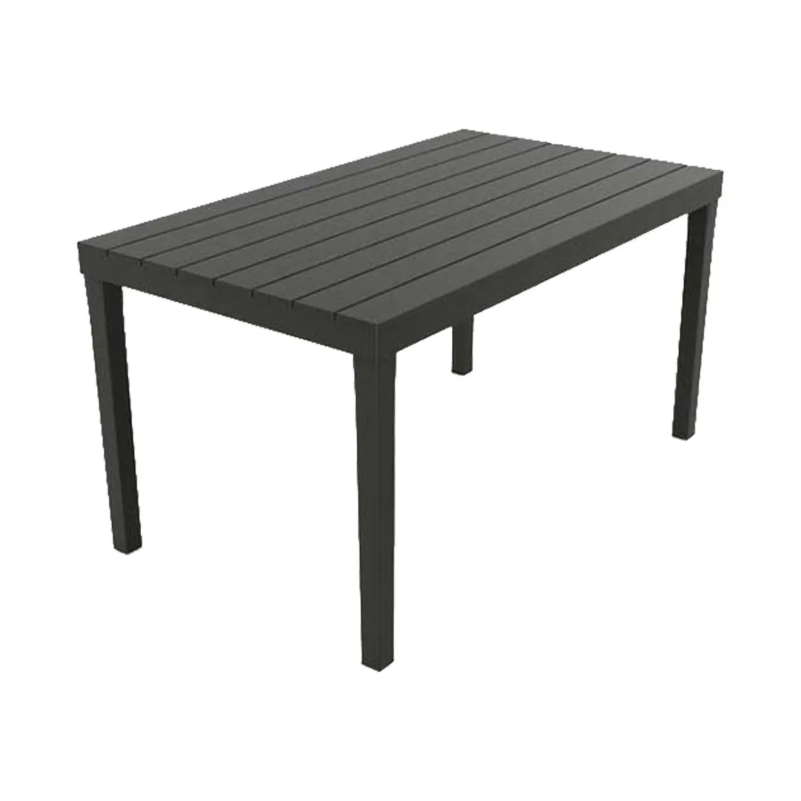 Tavolo da giardino 10 posti 80x138cm antracite - Asar