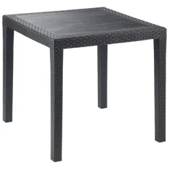 Tavolo da giardino 4 posti 79x79cm antracite - Angelico