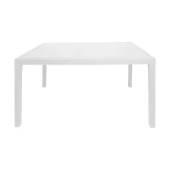 Tavolo da giardino 10 posti 150x90cm bianco - Ariana