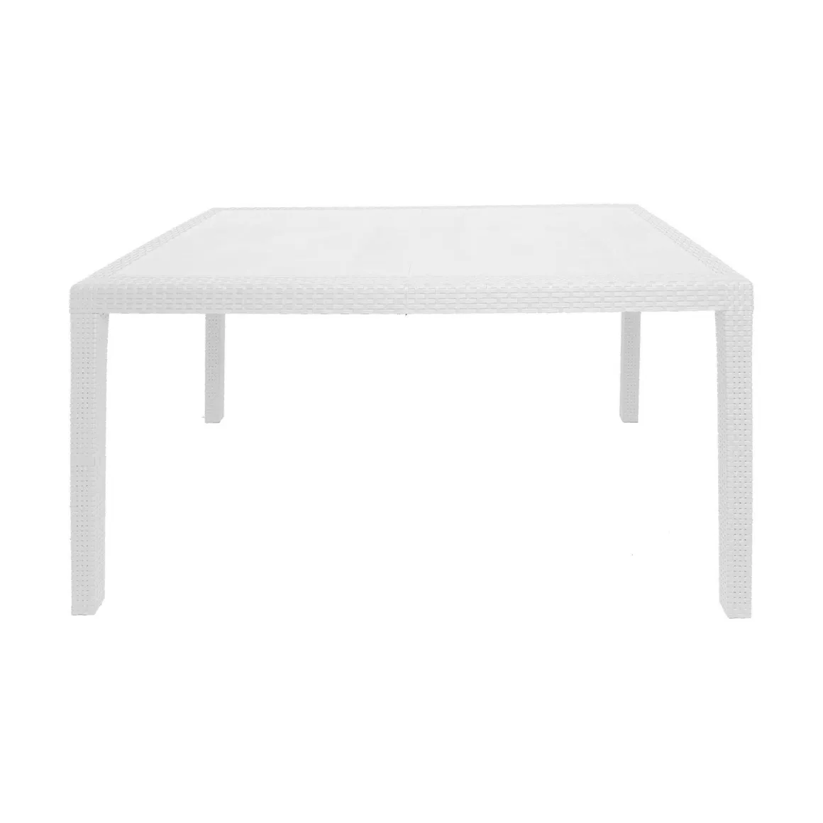 Tavolo da giardino 10 posti 150x90cm bianco - Ariana