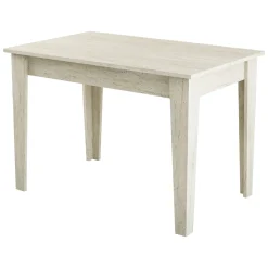 Tavolo Fisso Beige Marmo 6 Posti Forma Rettangolare 110x72x75h cm, Peso Supportato 120 kg - Zane