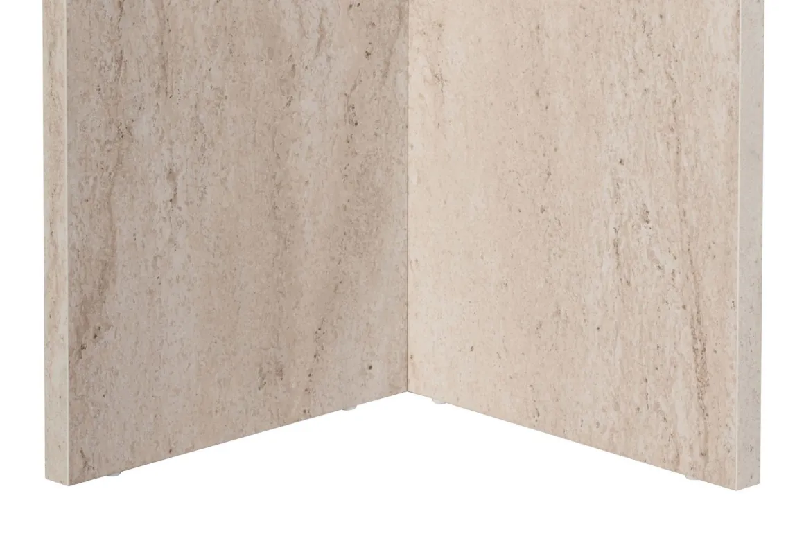 Tavolo Fisso Bianco Marmo 6 Posti Forma Ovale 180x89.5x75h cm, Peso Supportato 70 kg - Monterano
