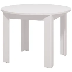 Tavoli Fissi > Dmora Tavolo Fisso 6 Posti Forma Ovale 180x89.5x75h cm, Peso Supportato 70 kg - Monterano Bianco