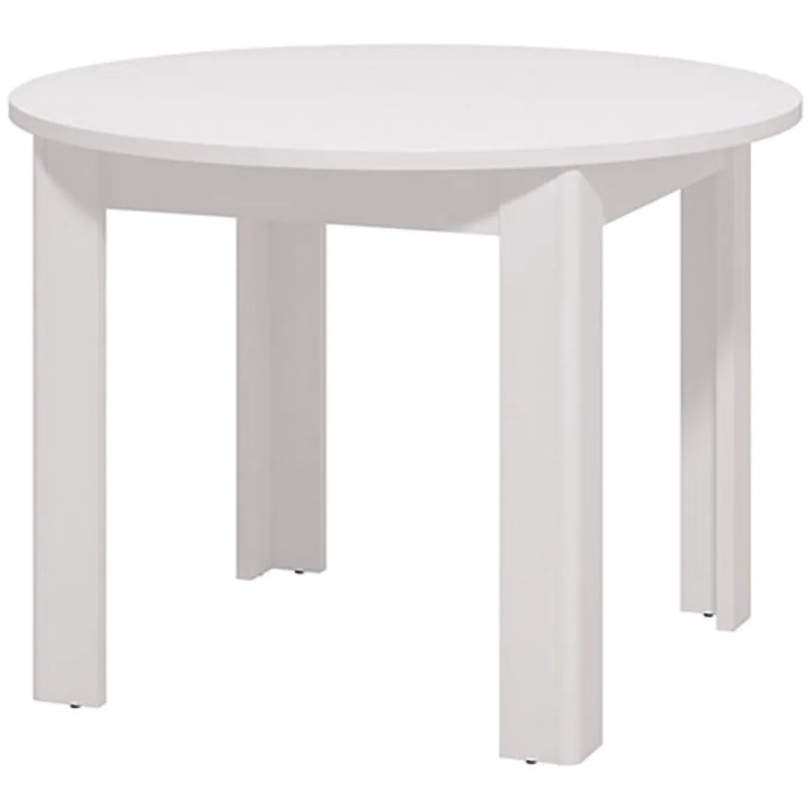 Tavoli Fissi > Dmora Tavolo Fisso 6 Posti Forma Ovale 180x89.5x75h cm, Peso Supportato 70 kg - Monterano Bianco