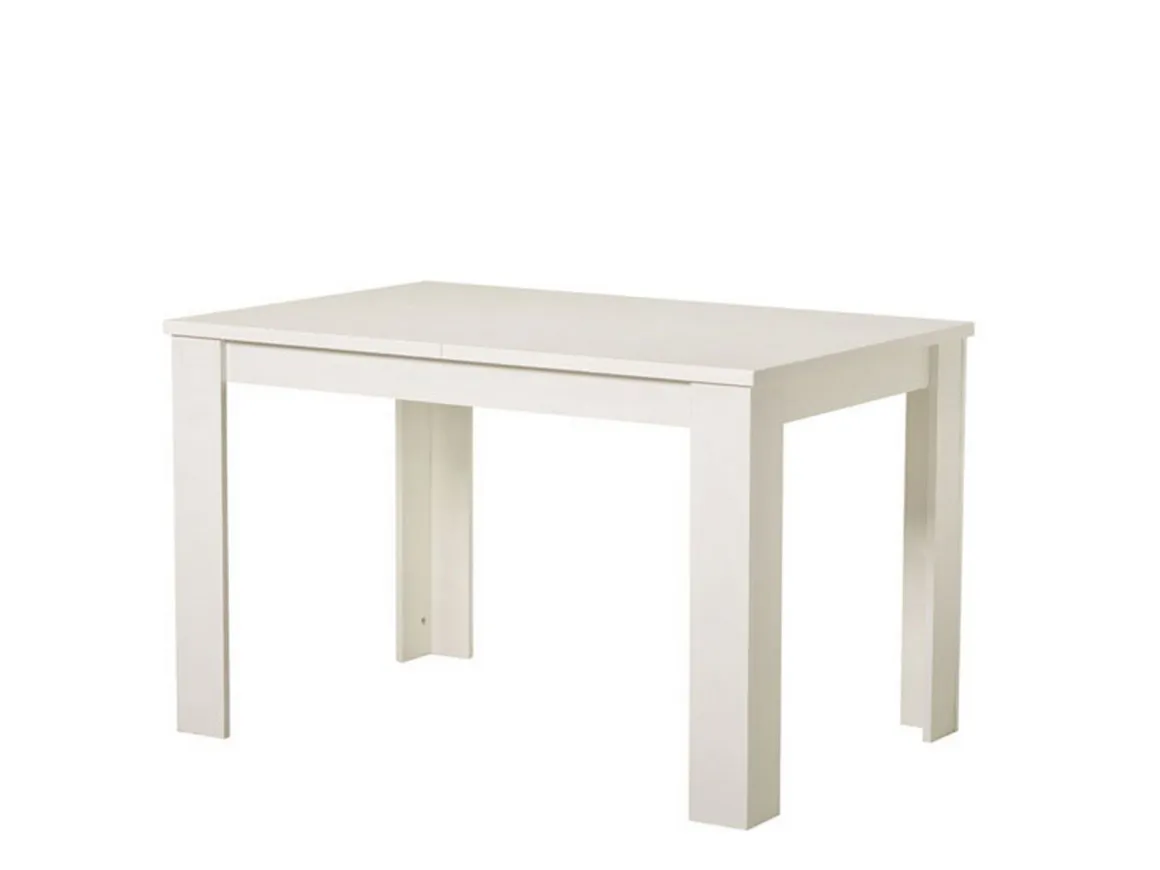 Tavoli Fissi > Dmora Tavolo Fisso 6 Posti Forma Rettangolare 145x88x75h cm, Peso Supportato 120 kg - Viverone Bianco