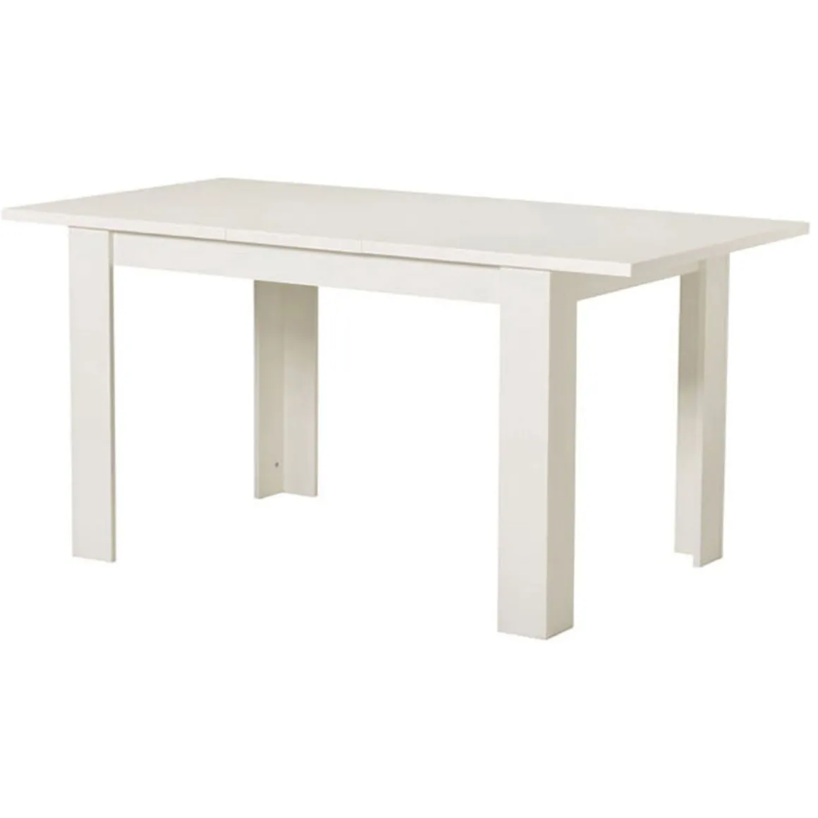 Tavoli Fissi > Dmora Tavolo Fisso 6 Posti Forma Rettangolare 145x88x75h cm, Peso Supportato 120 kg - Viverone Bianco