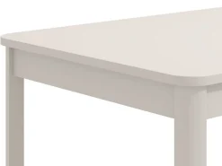 Tavolo Fisso Bianco 6 Posti Forma Rettangolare 160x90.5x76.5h cm, Materiale Piano in Legno Nobilitato - Tonara