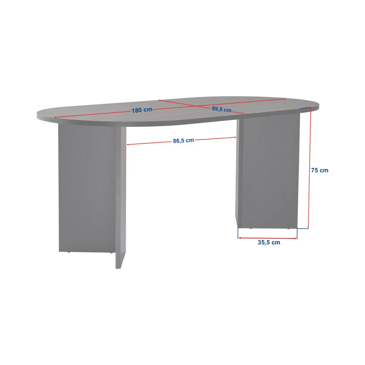Tavoli Fissi > Dmora Tavolo Fisso 6 Posti Forma Rettangolare 110x72x75h cm, Peso Supportato 120 kg - Fosciana Marrone Noce