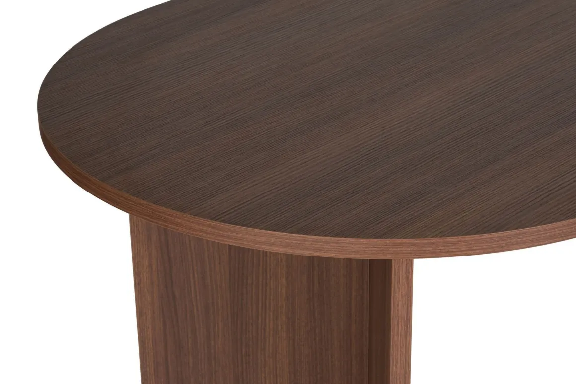 Tavoli Fissi > Dmora Tavolo Fisso 6 Posti Forma Rettangolare 110x72x75h cm, Peso Supportato 120 kg - Fosciana Marrone Noce