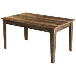 Tavolo Fisso Marrone Noce 6 Posti Forma Rettangolare 145x88x75h cm, Peso Supportato 120 kg - Viverone
