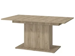 Tavolo Fisso Marrone Noce 6 Posti Forma Rettangolare 160x91.5x76h cm, Materiale Piano in Legno Nobilitato - Siano