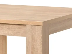 Tavolo Fisso Marrone 4 Posti Forma Rettangolare 80x80x75h cm, Materiale Piano in Legno Nobilitato - Cagno