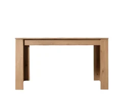 Tavoli Fissi > Dmora Tavolo Fisso 2 Posti Forma Rettangolare 120x50x105h cm, Materiale Piano in Legno Nobilitato - Sedriano Marrone Rovere Nodi