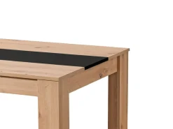 Tavoli Fissi > Dmora Tavolo Fisso 2 Posti Forma Rettangolare 120x50x105h cm, Materiale Piano in Legno Nobilitato - Sedriano Marrone Rovere Nodi