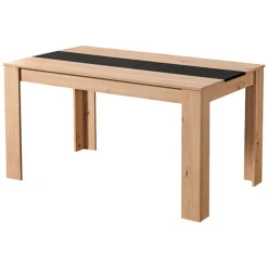 Tavoli Fissi > Dmora Tavolo Fisso 2 Posti Forma Rettangolare 120x50x105h cm, Materiale Piano in Legno Nobilitato - Sedriano Marrone Rovere Nodi